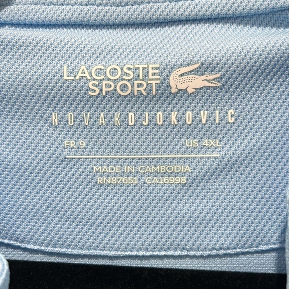 MEN'S LACOSTE TENNIS X NOVAK DJOKOVIC - Picture 2 of 9